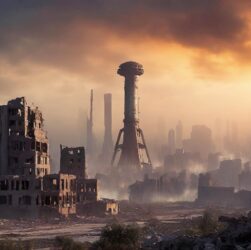 Město po jaderné explozi, Zdarma k použití na základě licence Pixabay na obsah