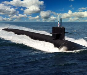 Ponorka třídy Columbia, U.S. Navy illustration, Public Domain