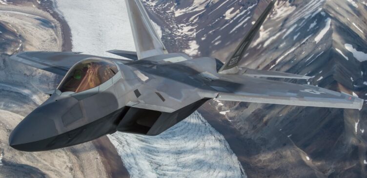 F-22, U.S. Air Force photo by Staff Sgt. James Richardson, Public Domain
