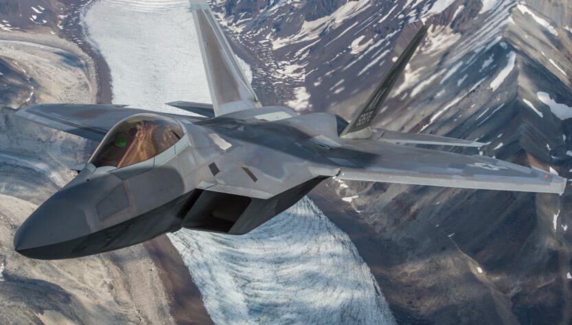 F-22, U.S. Air Force photo by Staff Sgt. James Richardson, Public Domain