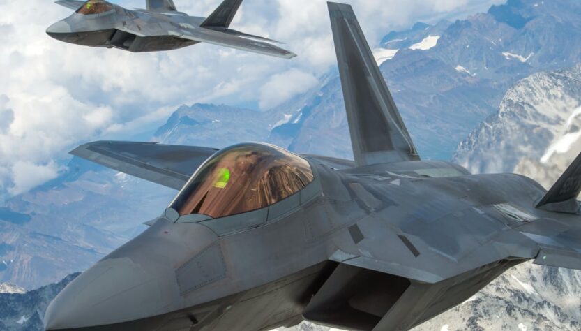 F-22, U.S. Air Force photo by Staff Sgt. James Richardson, Public Domain