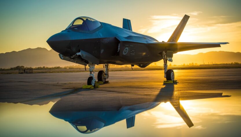 F-35, U.S. Air Force photo by Staff Sgt. Jensen Stidham, Public Domain