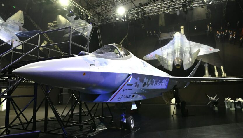 Maketa Su-75, Kremlin.ru, CC BY 4.0