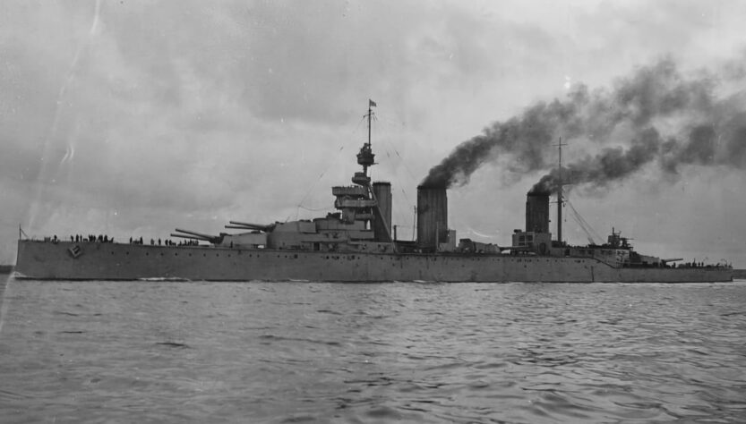 HMS Lion, Oscar Parkes - This photograph SP 1672 comes from the collections of the Imperial War Museums(collection no. 1900-01), Public Domain