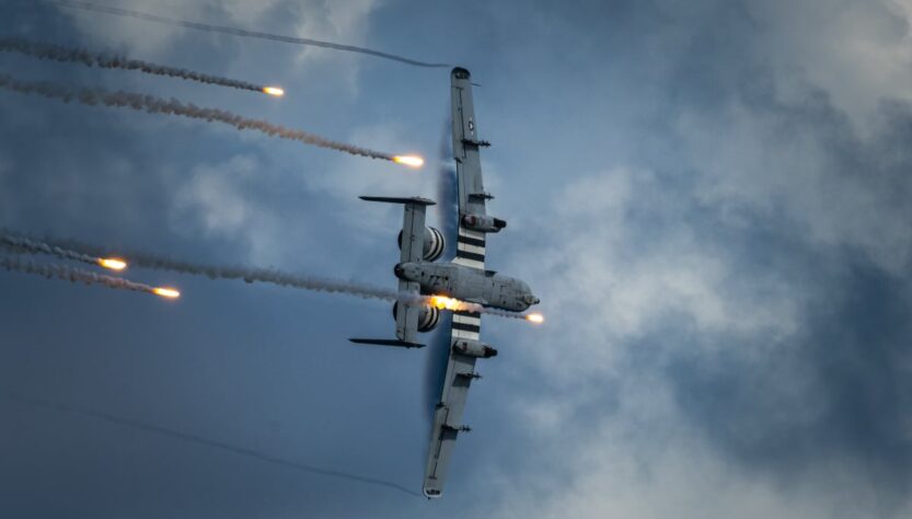A-10, U.S. Air Force photo by Capt. Kip Sumner, Public Domain