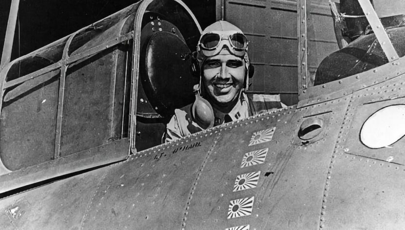 Edward Henry „Butch“ O'Hare, By US Navy employee - Office of War Information National Archives, via Naval Historical Center website, Public Domain