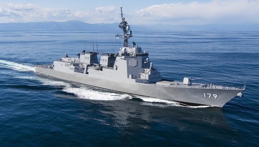 Japonský torpédoborec Maja, 海上自衛隊, CC BY 4.0