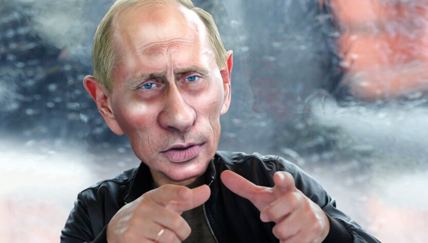Karikatura Putina, DonkeyHotey, CC BY 2.0