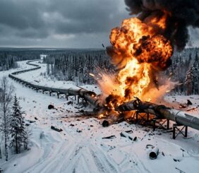 Výbuch, Filip Klasna, obrázek vytvořen pomocí umělé inteligence (Gemini), Creative Commons Attribution 4.0 International (CC BY 4.0)