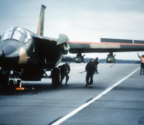 F-111F, Air ForceCamera Operator: STAFF SGT. WOODWARD - ID:DFST8802676, Public Domain