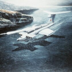 Ekranoplán LUN, Uncredited Defense Intelligence Agency artist – Soviet Military Power 1988, Volné dílo