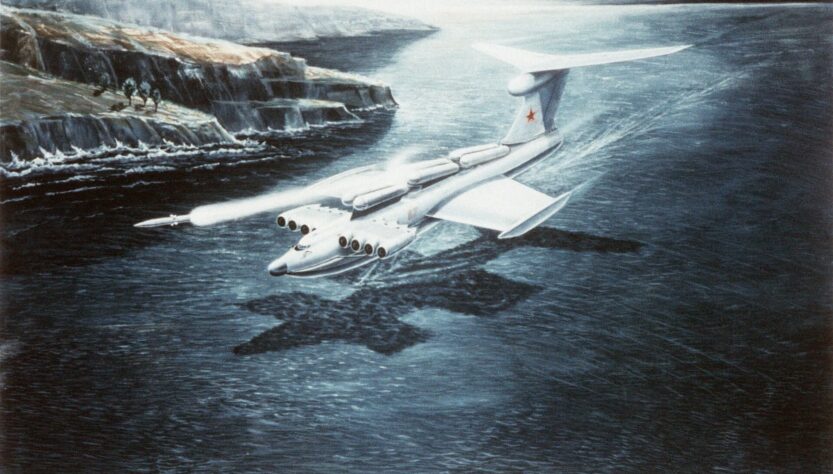 Ekranoplán LUN, Uncredited Defense Intelligence Agency artist – Soviet Military Power 1988, Volné dílo