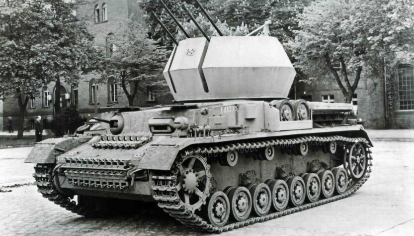 Flakpanzer IV Wirbelwind, By Unknown - Facebook, Public Domain