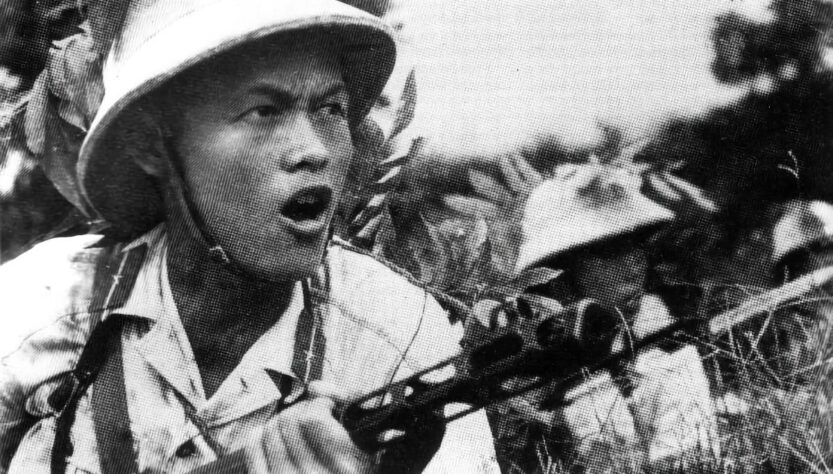 Ilustrační fotografie severovietnamského vojáka, Public Domain